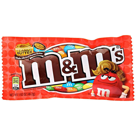 Драже M&M's peanut butter 46,2гр