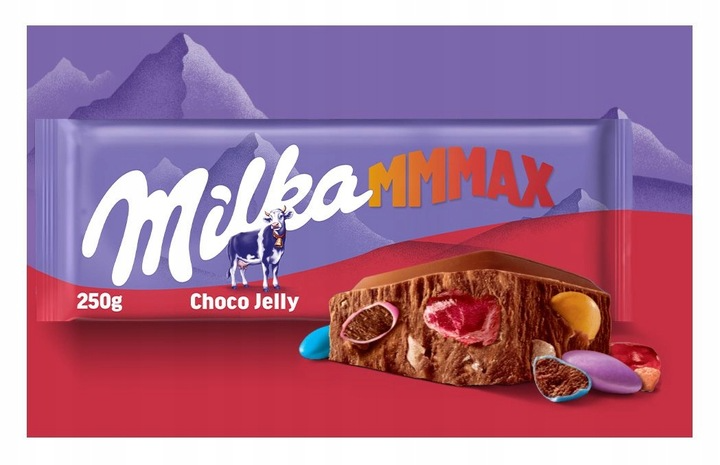 Шоколад Milka Choco Jelly 250гр