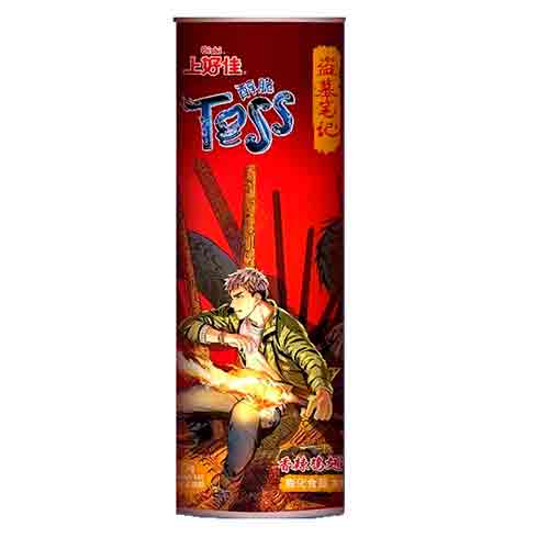 Чипсы Oishi Toss со вкусом острых крылышек 85гр