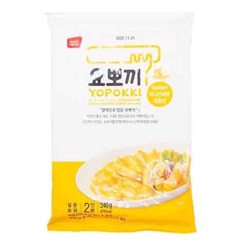 Рисовые клецки Yopokki Golden Onion Butter  пакет 120гр