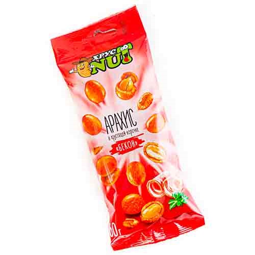 Арахис  ХрустNut в хрустящей корочке бекон   60гр