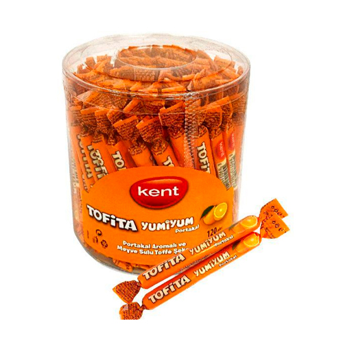 Жев.конфеты Tofita Yumiyum апельсин 6,7гр
