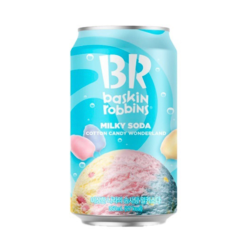 Газ.напиток Baskin Robbins Milky Soda Cotton Candy   350мл