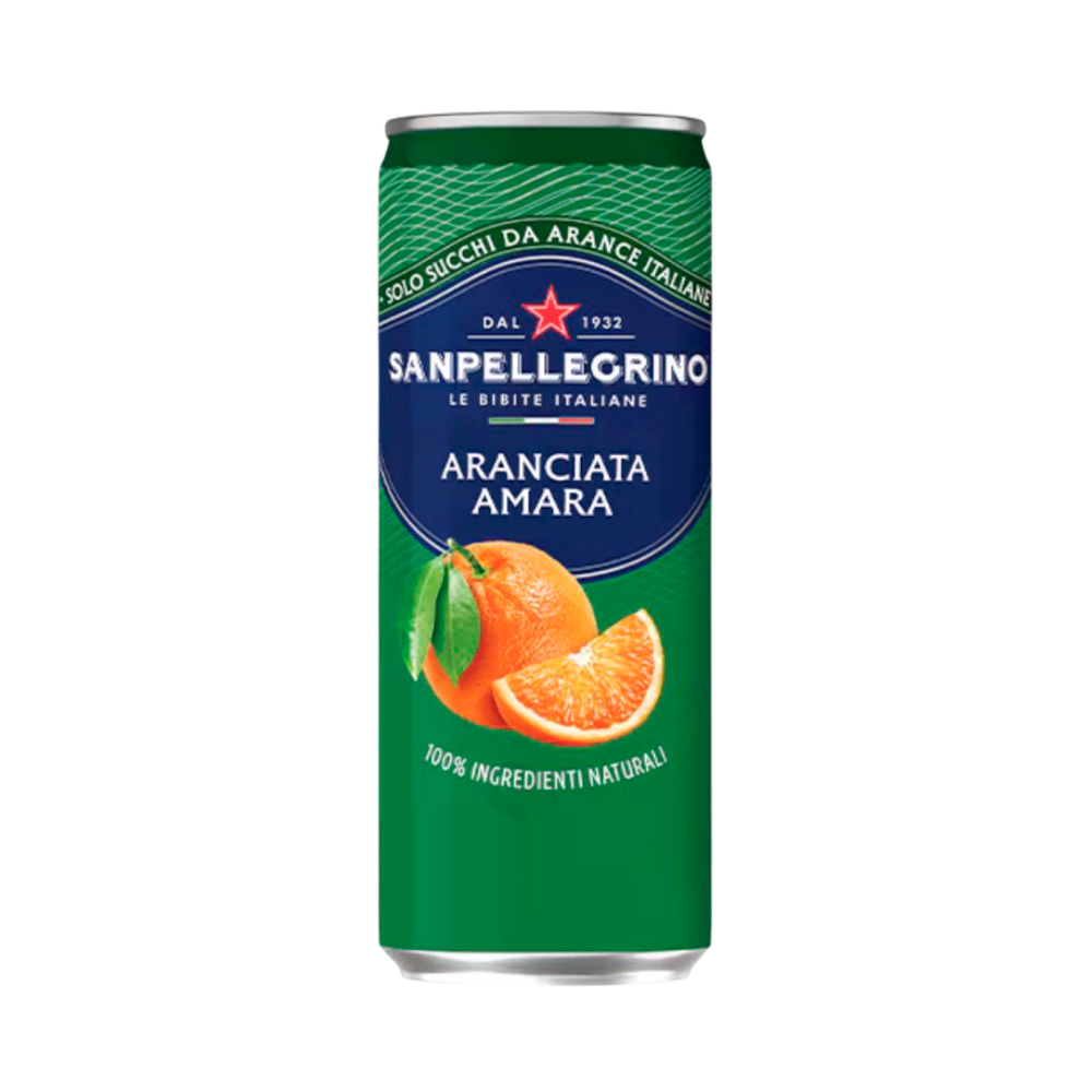 Газ.напиток Sanpellegrino Aranciata Amara   330мл