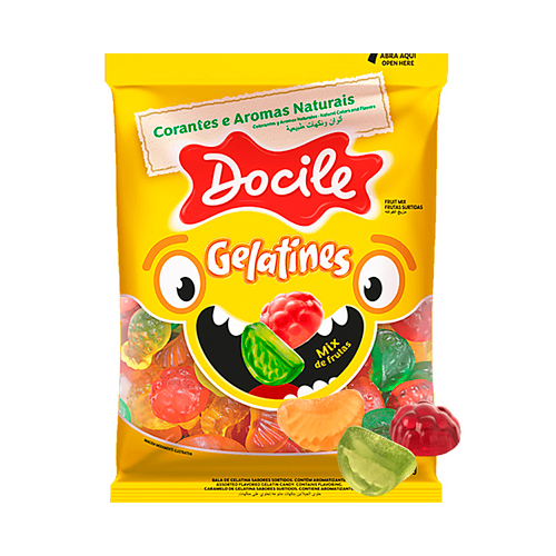 Жев.мармелад DOCILE DOCILE MIX FRUIT NATURAL (Смесь фруктов)   70гр