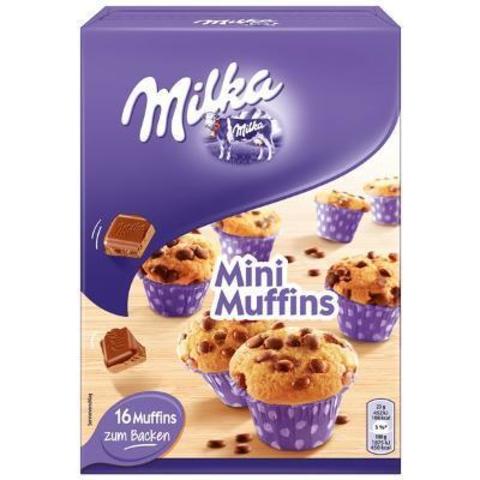 Milka смесь для приготовления мини-кексов  270гр