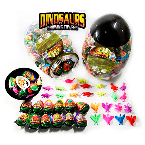 Яйцо пластик Dinosaur Growing (с растущим сюрпризом) 8гр