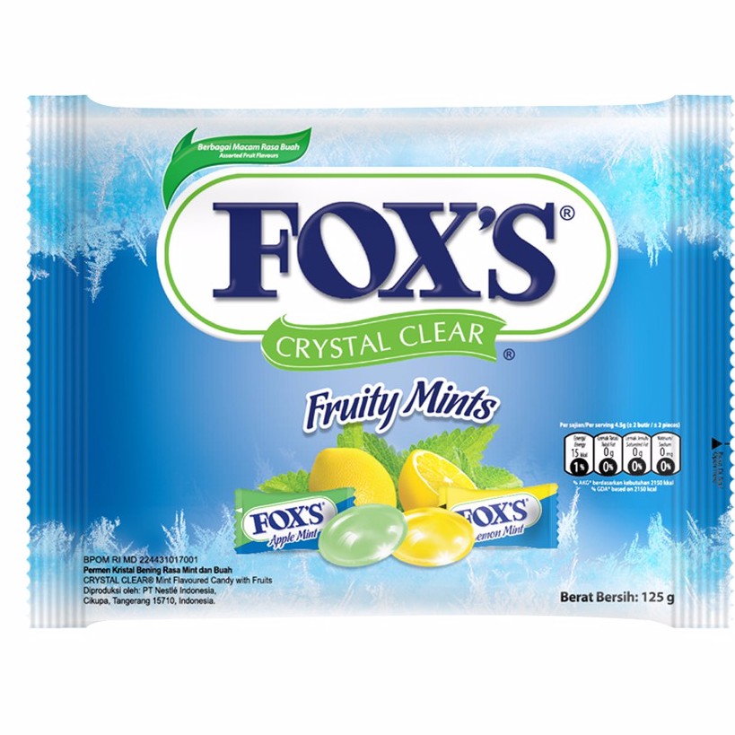 Конфеты Fox’s Fruity Mints 125г