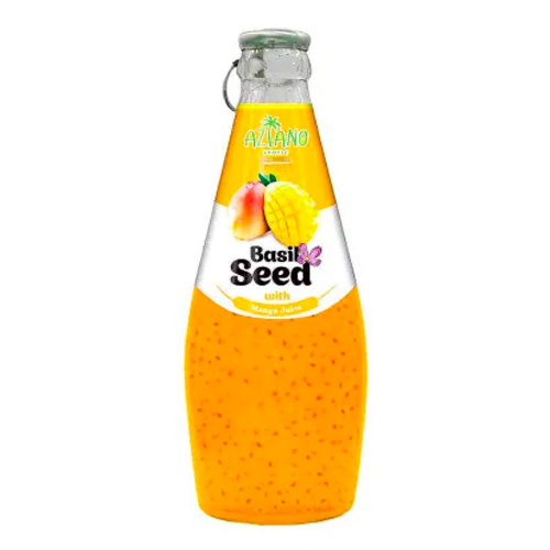 Нектар Aziano Mango Juice with Basil Seed м  290мл