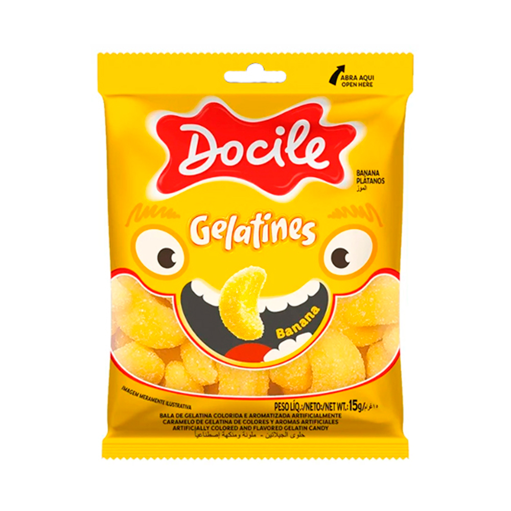 Жев.мармелад DOCILE Mini Banana (Банан)    15гр