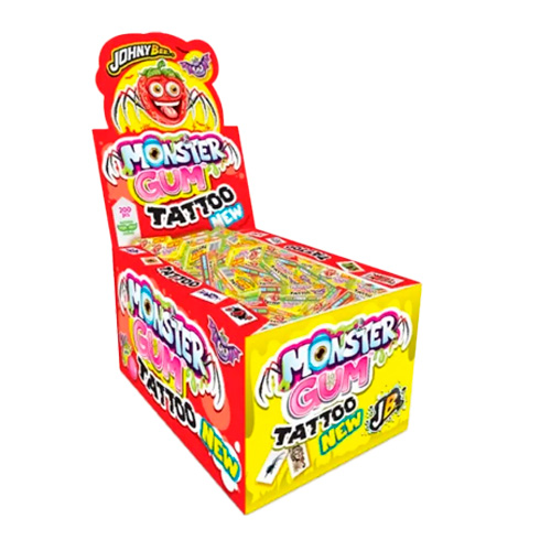 Жев.резинка Johny Bee Monster Gum + Tattoo   5гр