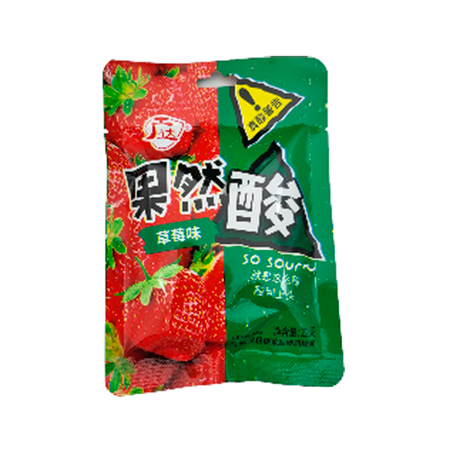 Конфеты ! so sour клубника 22гр