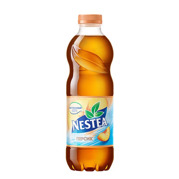Черный чай Нести (Nestea) со вкусом персика 500мл.