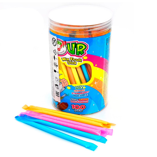 Кислая пудра Mini sour в стике ассорти 2гр