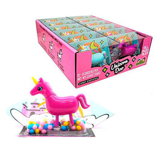 Конфеты в диспенсере Kidsmania Unicorn Doo   9гр