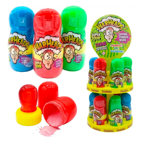 Конфеты Warheads Super Sour Thumb Dipper   40гр