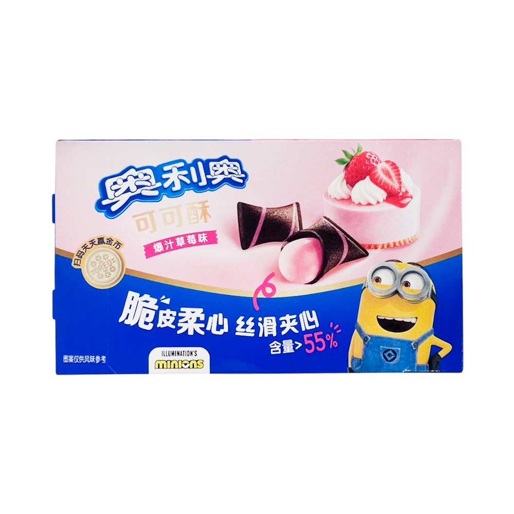 Подушечки Oreo Strawberry Mini Crispy  40гр