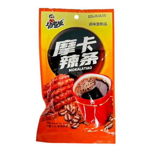 Снек Nanjin Mokalatiao палочки с кофейным вкусом    20гр