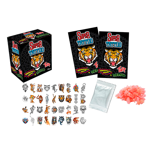 Карамель взрывающаяся Super Tattoo (тигр) 1гр