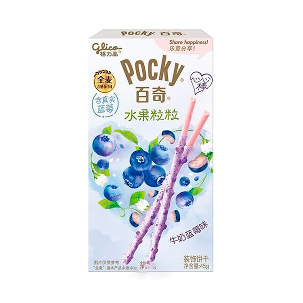 Бисквитные палочки Pocky Ice Cream & Blueberry   45гр