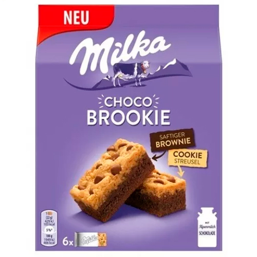 Бисквит Milka Choco Brookie   132гр