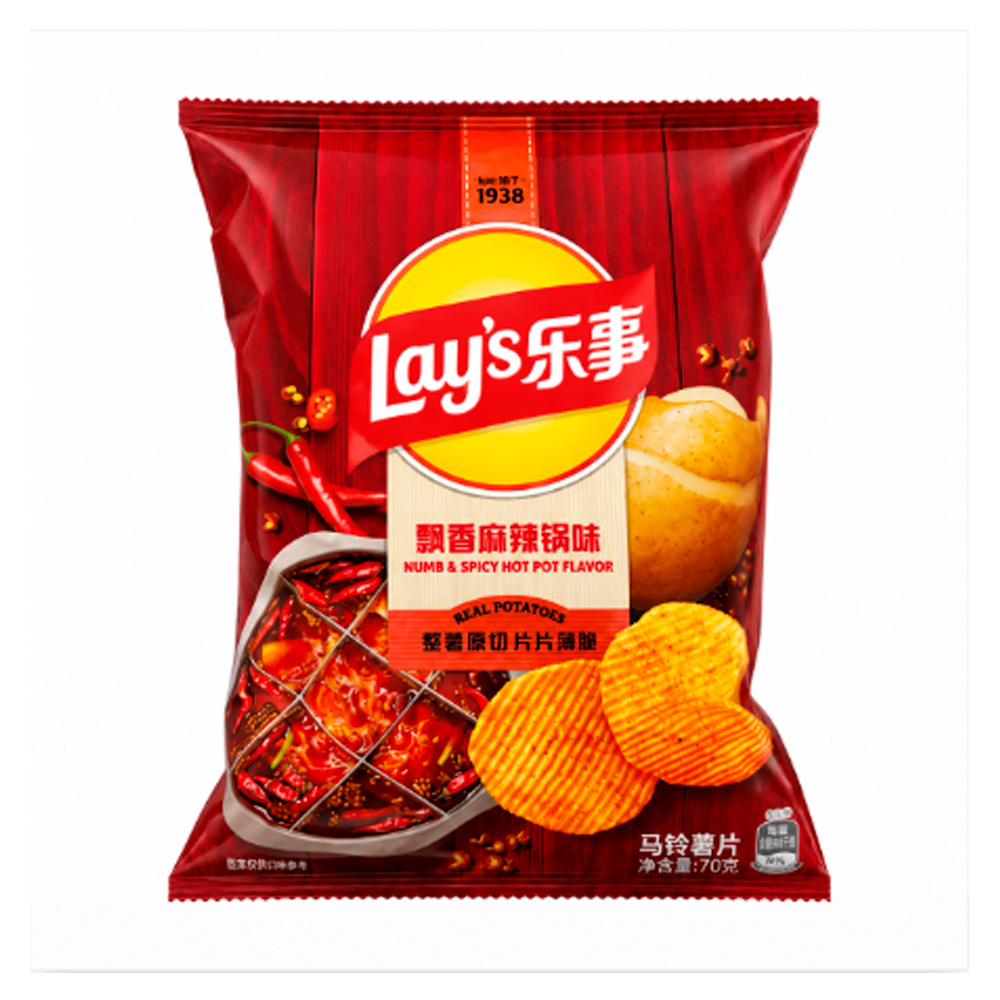 Чипсы Lay's Numb & Spicy Hot Pot   40гр