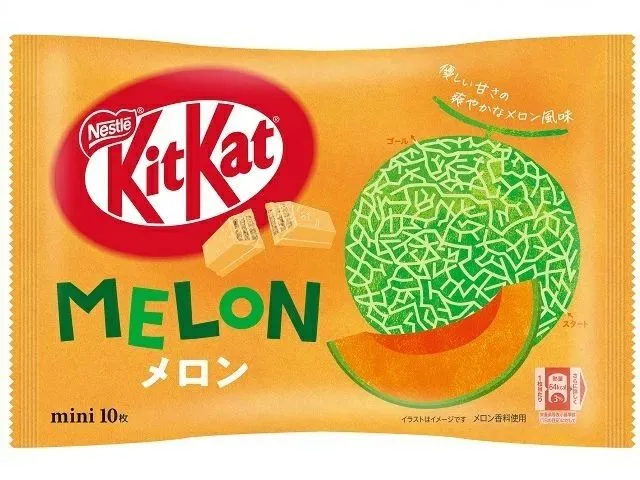 Шоколад KitKat со вкусом дыни Melon Flavor   148гр