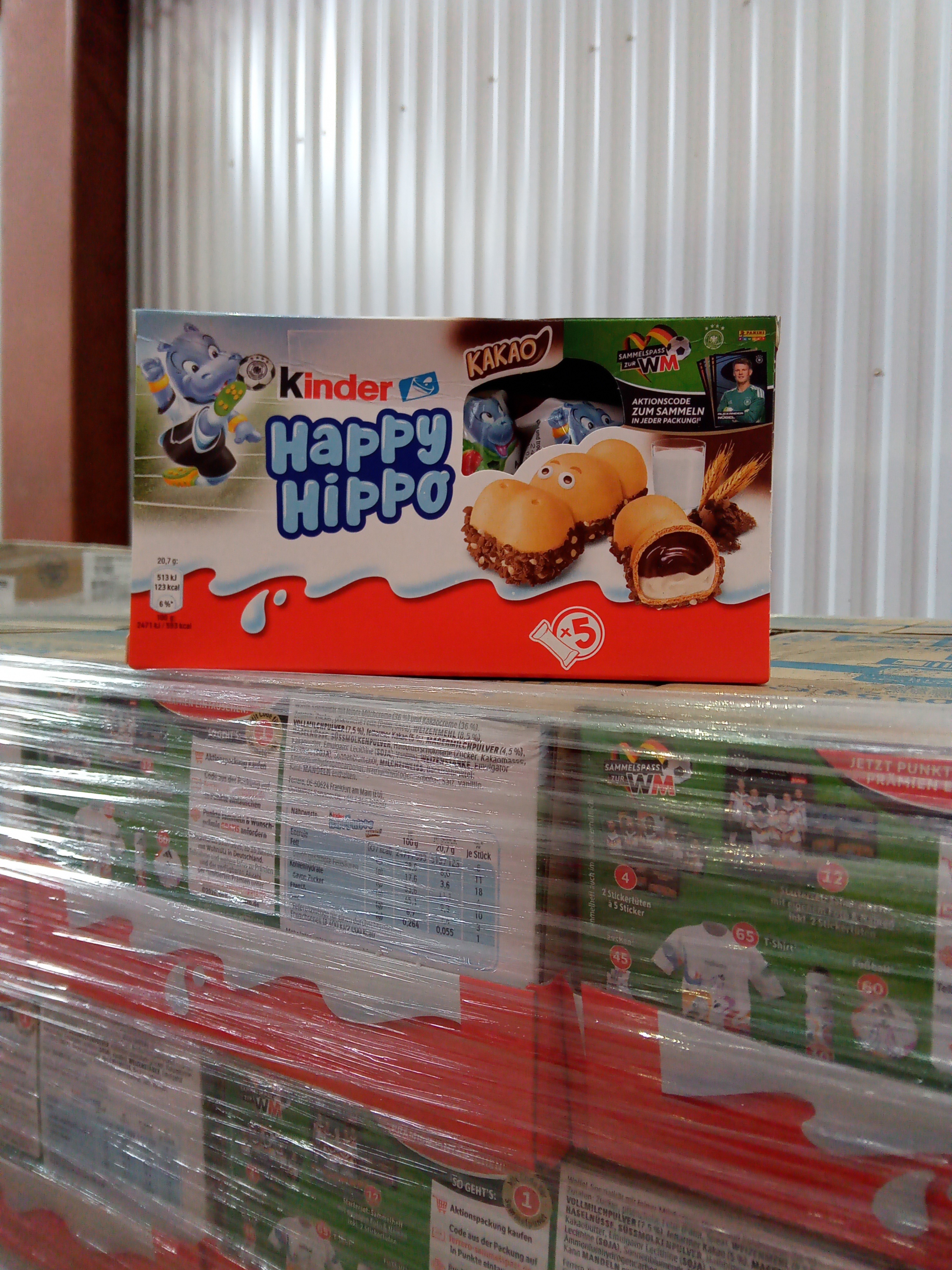 Печенье Kinder Happy Hippo Kakao шоколадно-молочное   103,5гр
