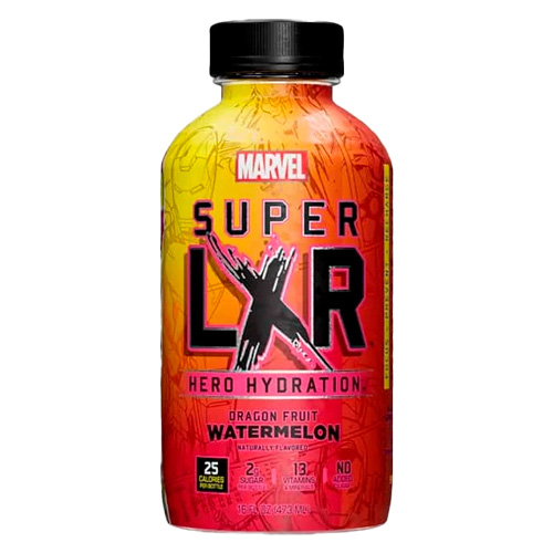 Напиток Arizona Marvel SUPER LXR DragonFruit Watermelon    473мл