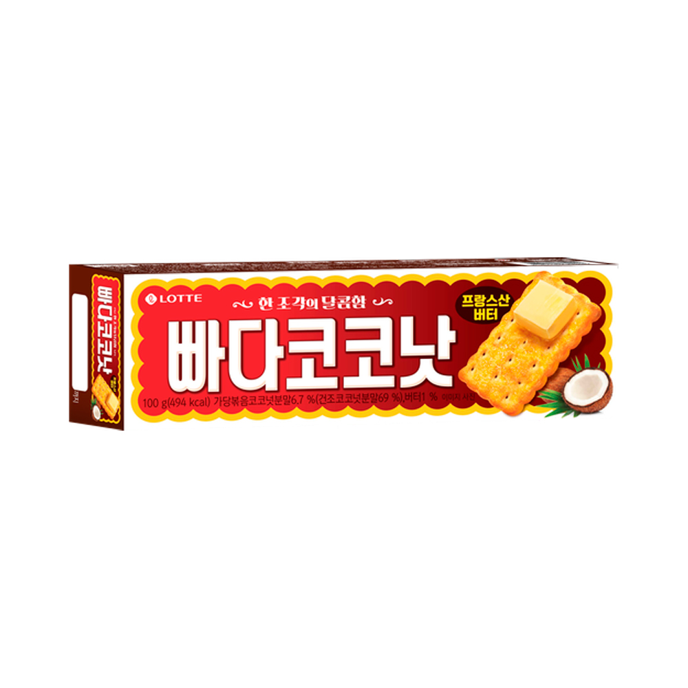 Печенье Lotte Кокосовое Butter Coconut   100гр