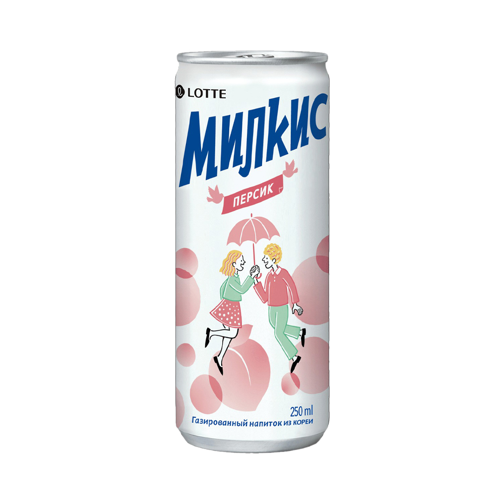 Газ.напиток Lotte Milkis Peach   250мл