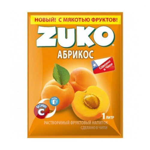 Растворимый напиток Zuko Абрикос   20гр