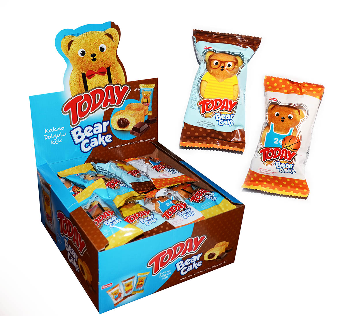 Кекс TODAY BEAR CAKE 40гр. Турция
