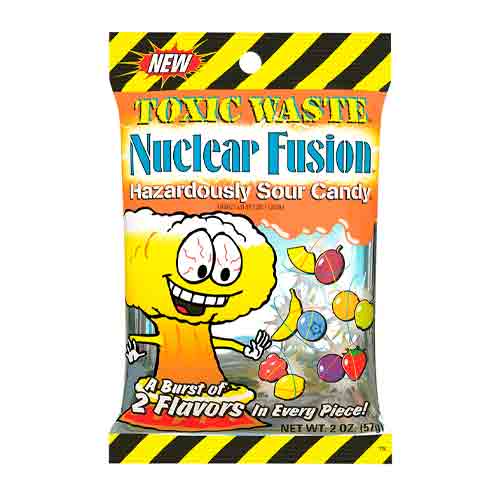 Леденцы Toxic Waste Nuclear Fusion Hazardously Sour Candy    57гр