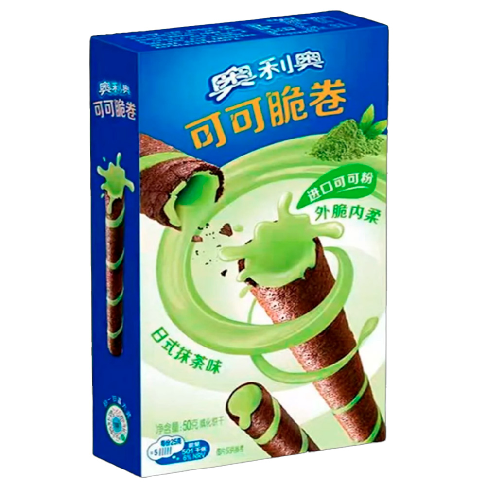Трубочки Oreo Matcha Crispy Roll  50гр
