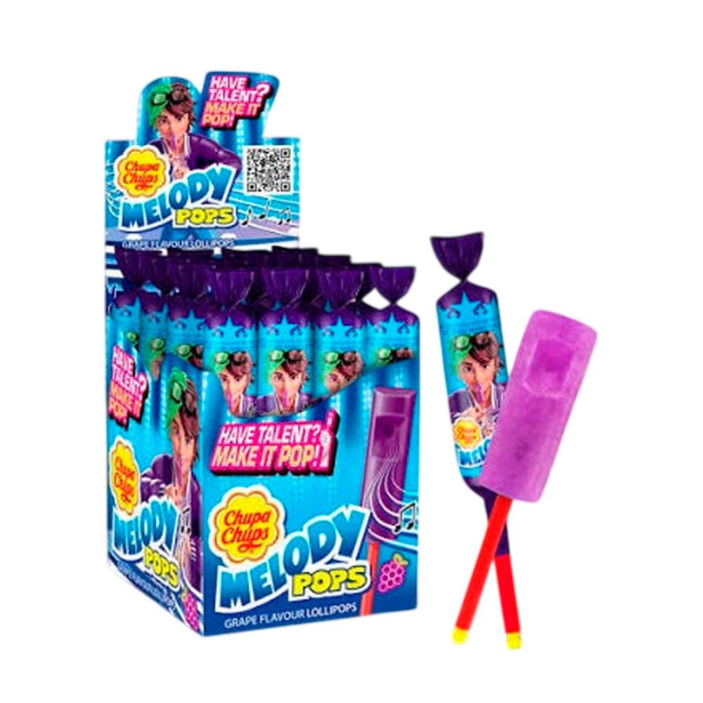 Леденец Chupa Chups Melody Grape   15гр