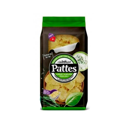 Чипсы Pattes со вкусом йогурта и трав 100гр