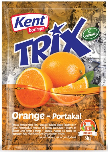 Растворимый напиток "TRIX" ORANGE 9 гр