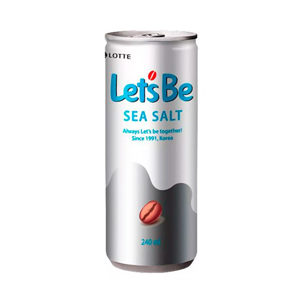 Напиток кофейный Lotte let's be Sea Salt   240мл