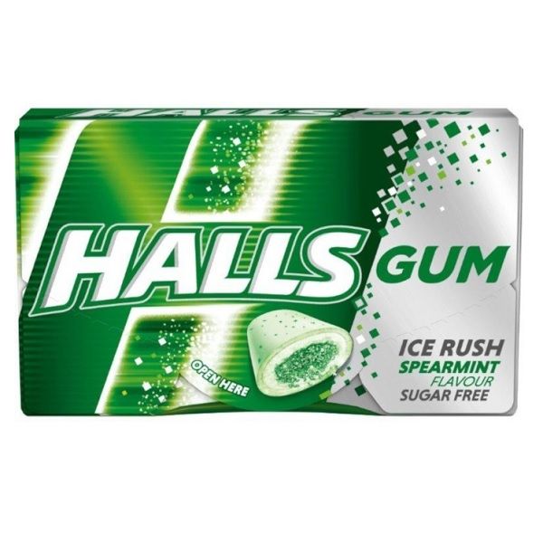 Жевательная резинка HALLS Двойная Мята 18гр