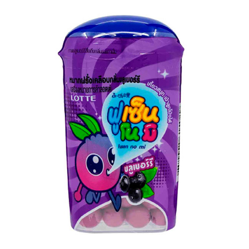 Жев.резинка Lotte Fusen No Mi Blueberry  15гр