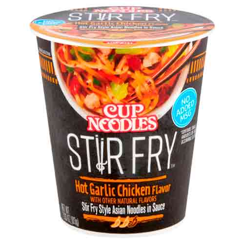 Лапша Cup Noodles Stir Fry чесночный вкус курицы 83гр