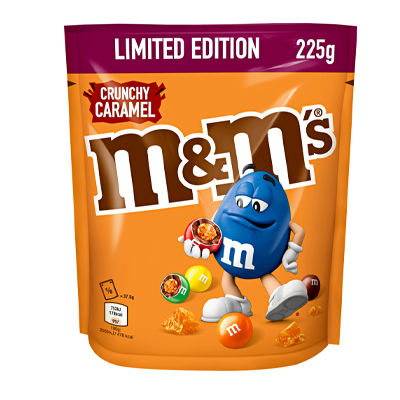 Шоколадное драже M&Ms Crunchy Caramel 225гр.