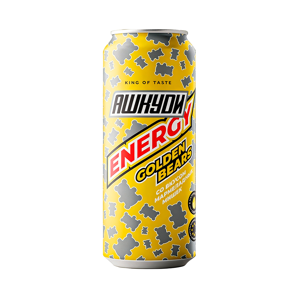 Энергетический напиток HQD Energy Golden Bears   450мл
