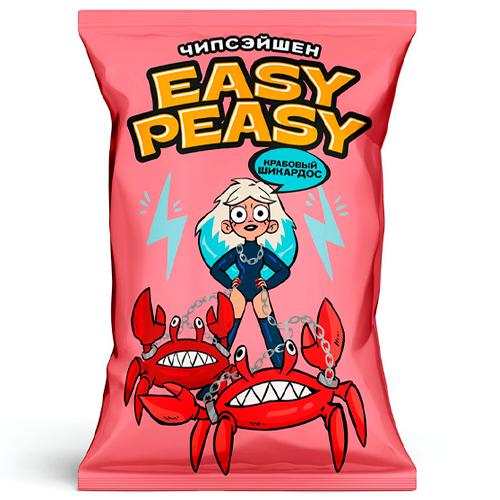 Картофель Хрустящий Easy Peasy Крабовый Шикардос 70гр