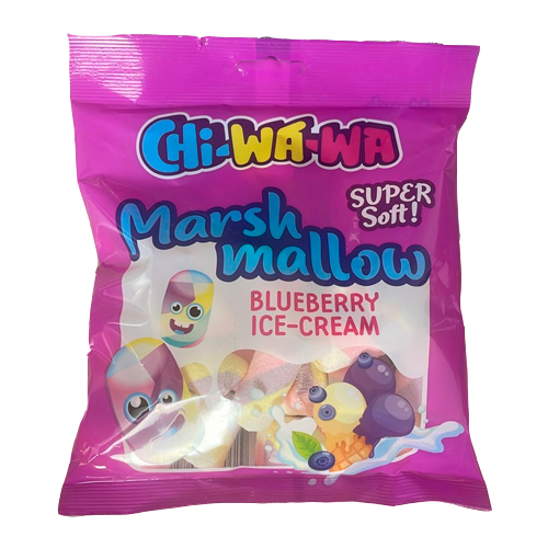 Маршмеллоу Chi Wa Wa Marsmallow Blueberry 90гр