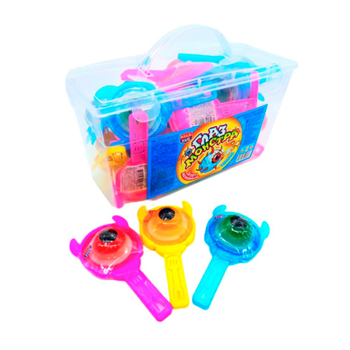 Десерт желейный КандиКлаб со взрывной карамелью «Глаз Монстра»   14гр