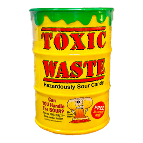 Леденцы Toxic Waste большая бочка    162гр