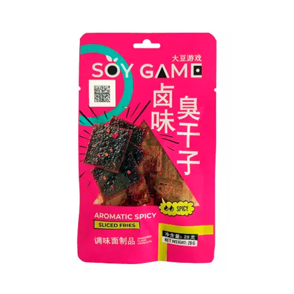 Снек Soy Game Spicy and Aromatic slices   28гр