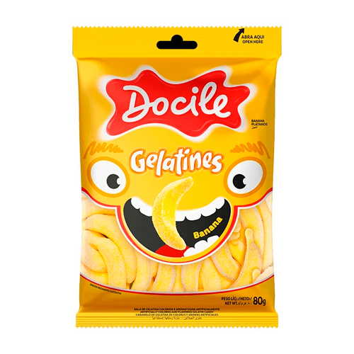 Жев.мармелад DOCILE Banana   80гр
